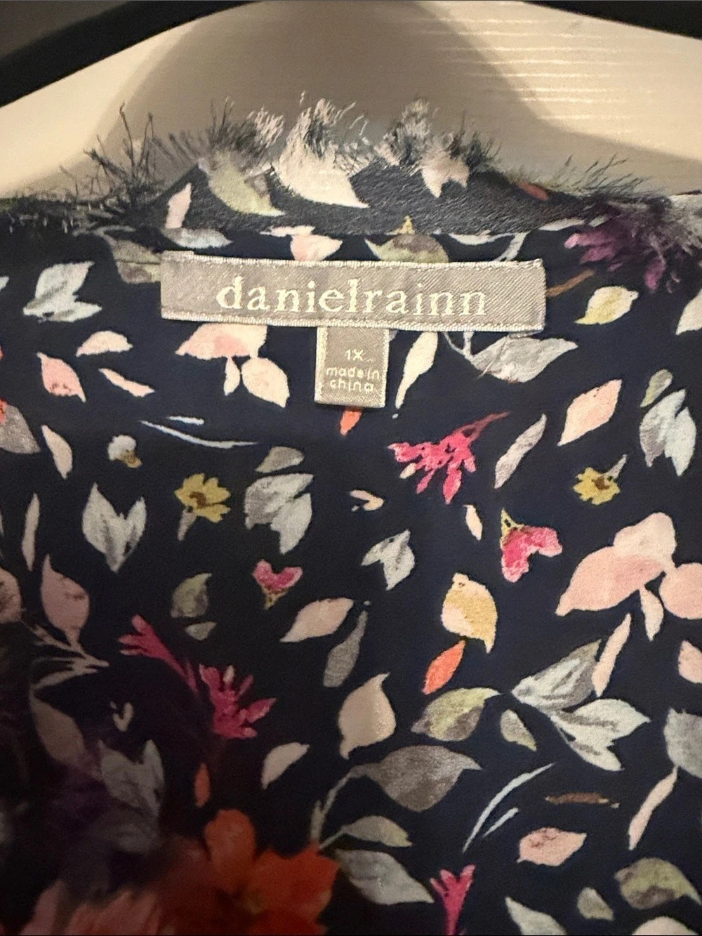 daniel rainn Floral Mini Dress in Blue Size Medium - Picture 3 of 5